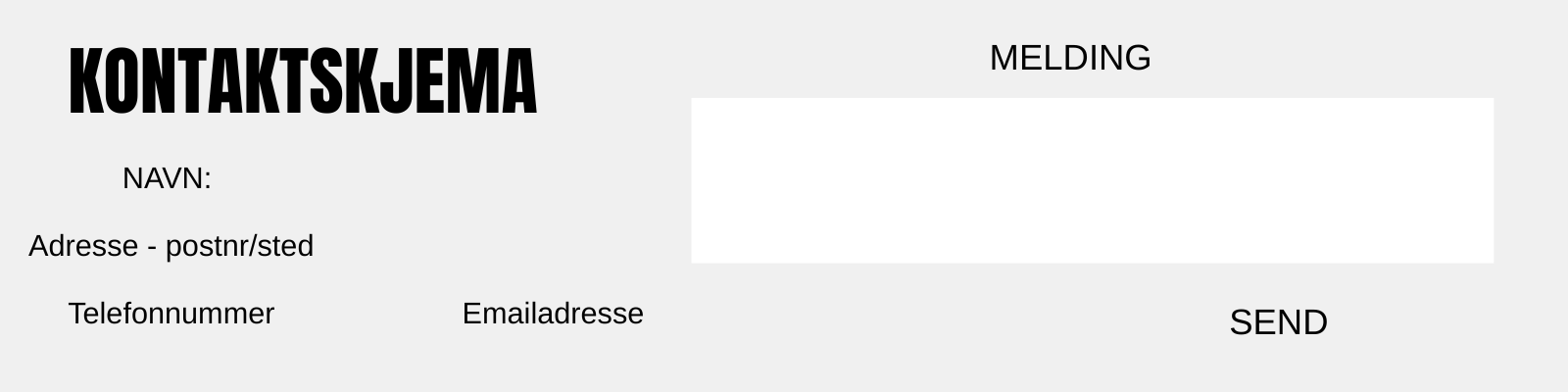 kontakskjema